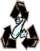 Recycle glass logo